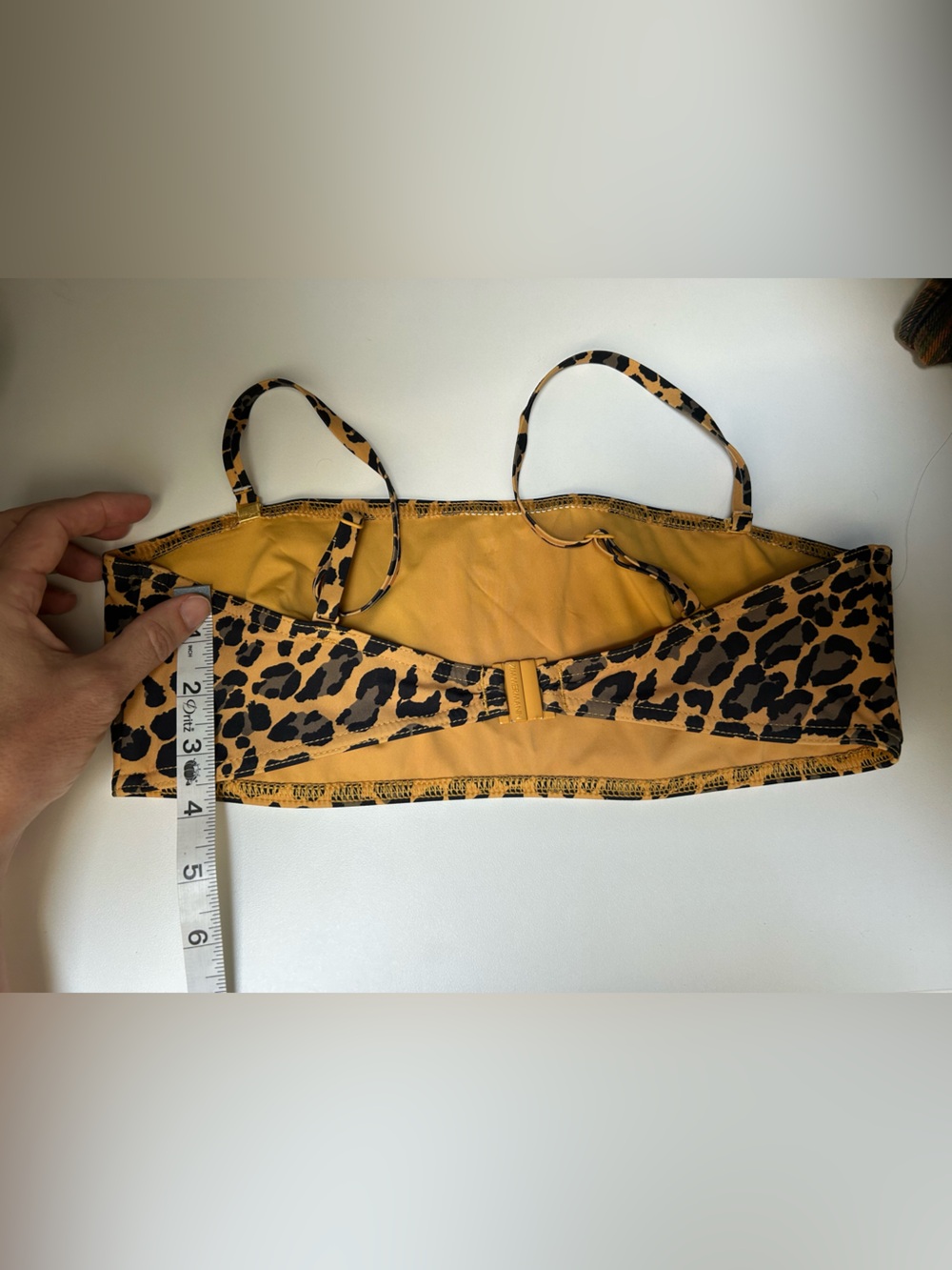 Zimmermann Mustard Leopard Bandeau Bikini Set - Picture 11 of 11